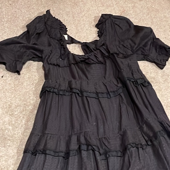 Innika Choo square neckline 100% cotton mini dress size 3 - Picture 2 of 11